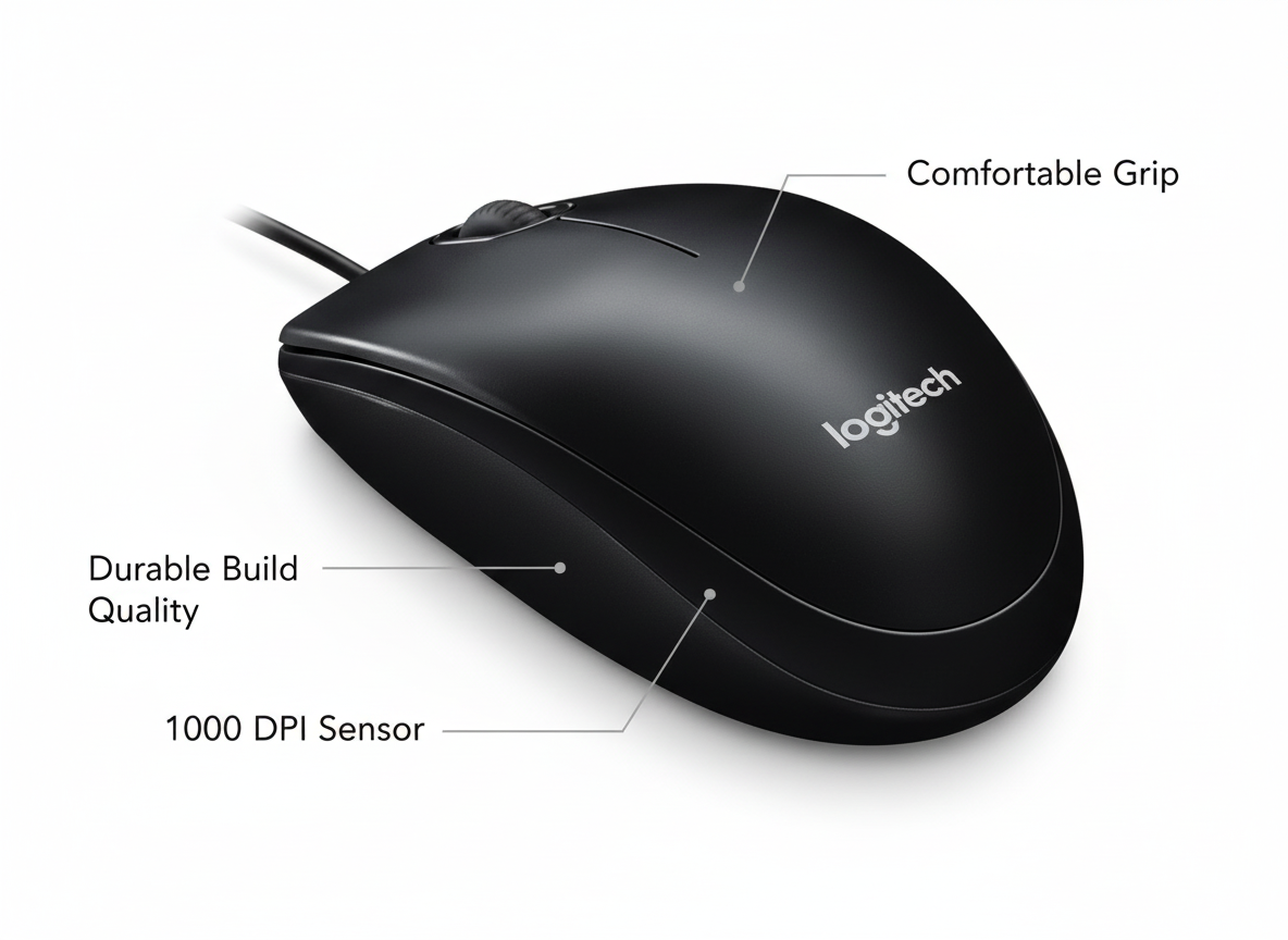 Logitech M90 Mouse - Features 2
