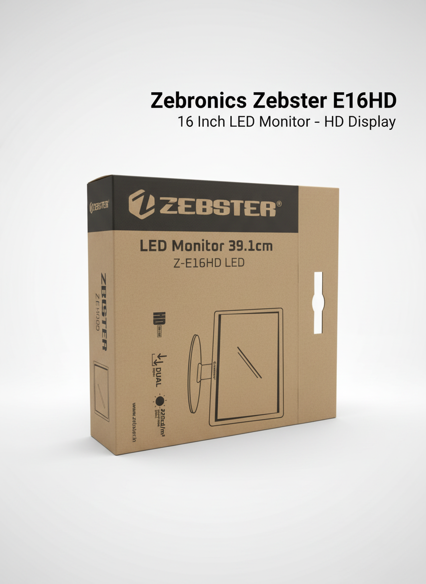 Zebronics Zebster E16HD - Hero with Box